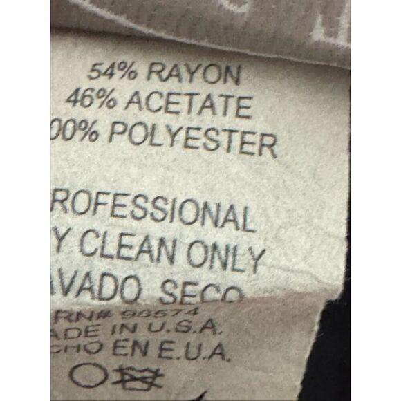 Fiesta jet black sheen shimmer iridescent maxi long A-line full skirt black 90s - Picture 5 of 5